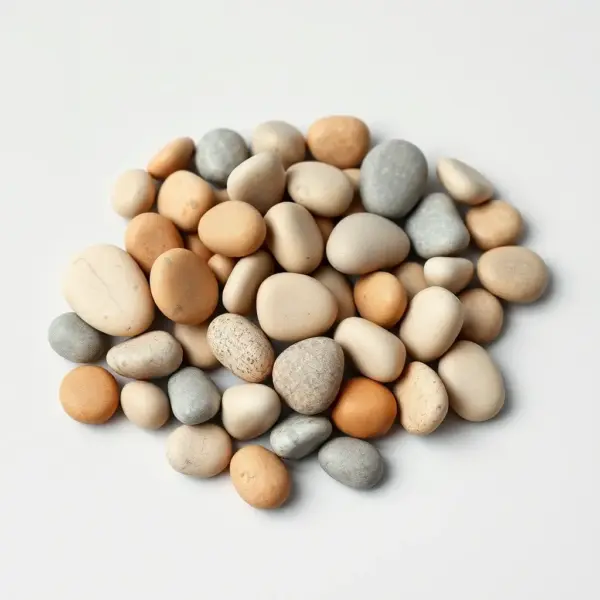 حصى ملون - ألوان ترابية