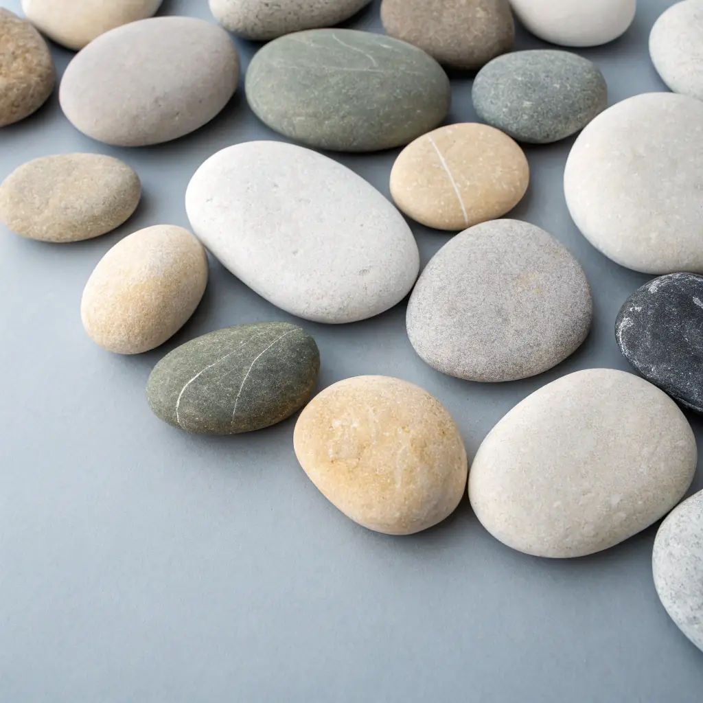 حصى ملون - أخضر